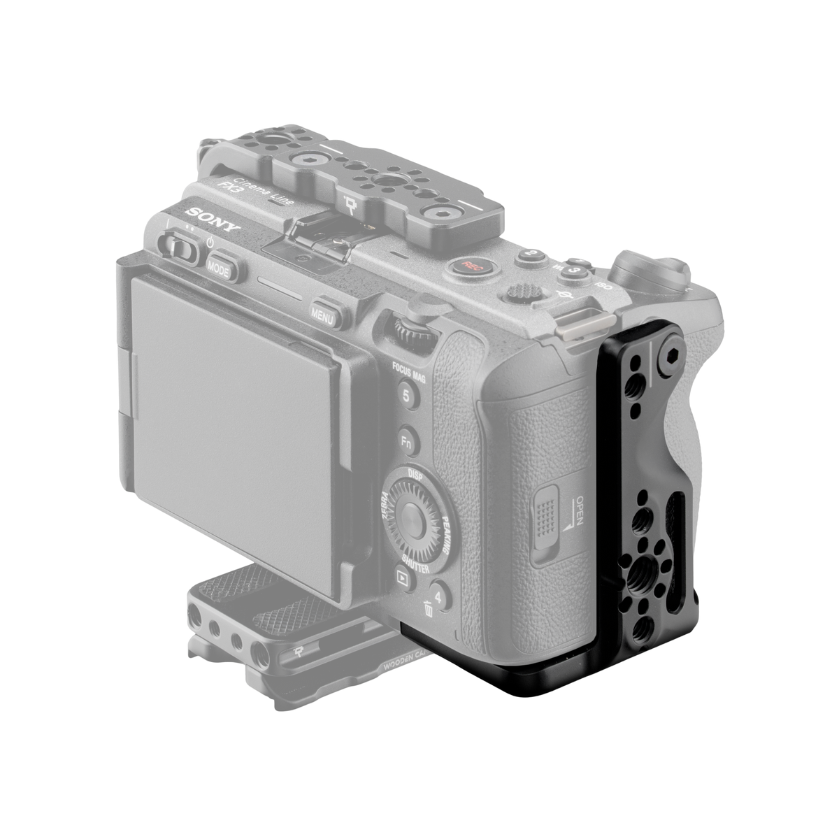 Wooden Camera Cage Right Grip for Sony FX3/FX30