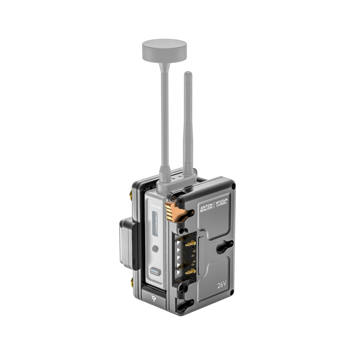 Teradek Cradle for Bolt 6 LT Transmitter Gold Mount Plus (26V)