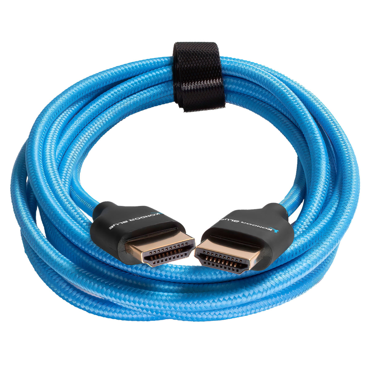 Kondor Blue 7ft 4K HDMI 2.0 BRAIDED BLUE CABLE (Kondor Blue)(7ft)