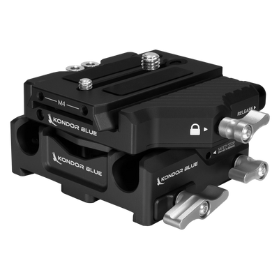 Kondor Blue 501 Adjustable Baseplate (Arca QR MKII)(Raven Black)