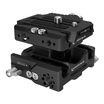 Kondor Blue 501 Adjustable Baseplate (Arca QR MKII)(Raven Black)