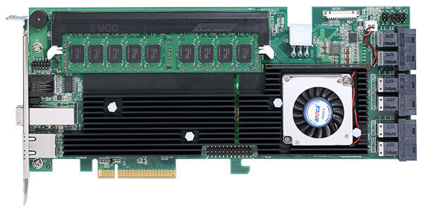 Areca 24 Port internal/external PCIe 3.0 12Gbps SAS Hardware RAID Controller with 8GB