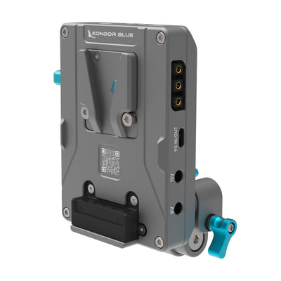 Kondor Blue Pro Battery Plate with Swiveling Rod Block