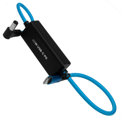 Kondor Blue 16" DC to USB C Power Delivery Cable for Mirrorless cameras