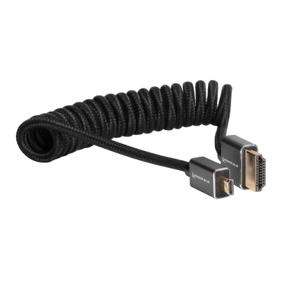 Kondor Blue Coiled Micro HDMI to Full HDMI (12-24")