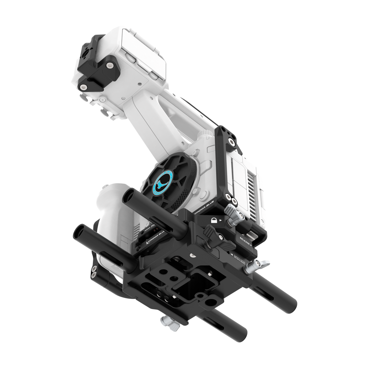 Kondor Blue Canon C50 Cage with Top Handle Rosette Rail