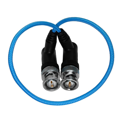 Kondor Blue Ultra Thin 3G SDI Video Cable Right Angle BNC (1) (Raven Black)