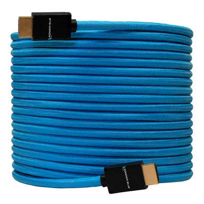 Kondor Blue 25ft HDMI 4K 30HZ Braided Blue Cable (25ft)