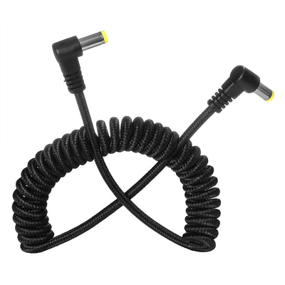 Kondor Blue DC to DC 2.1/5.5 Male Coiled Power Cable