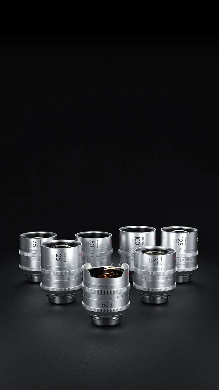 DZOFilm VESPID Retro 7-Lens Kit with Retro Silver EF Tool Kit & Hard Case
