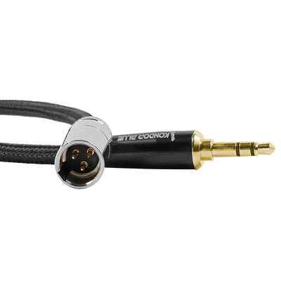 Kondor Blue Mini XLR to 3.5MM Gold Stereo Plug for Line Level Devices