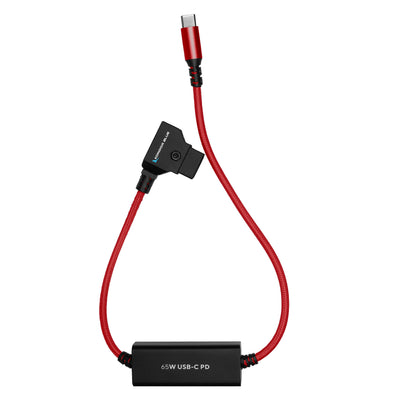 Kondor Blue 16" D-Tap to USB C Power Delivery Cable for Mirrorless Cameras & Laptops