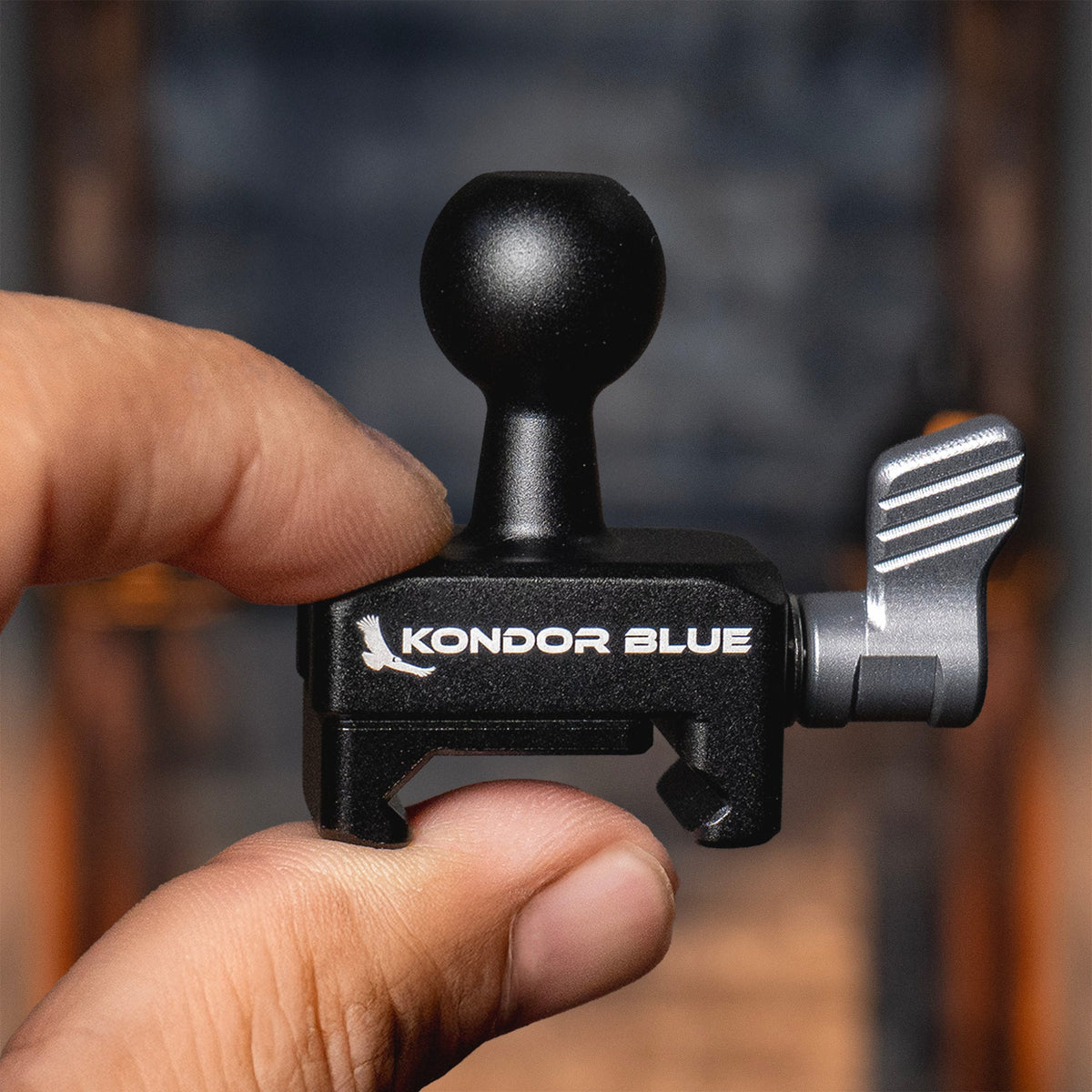 Kondor Blue Easyrig Ball NATO Clamp (Raven Black)