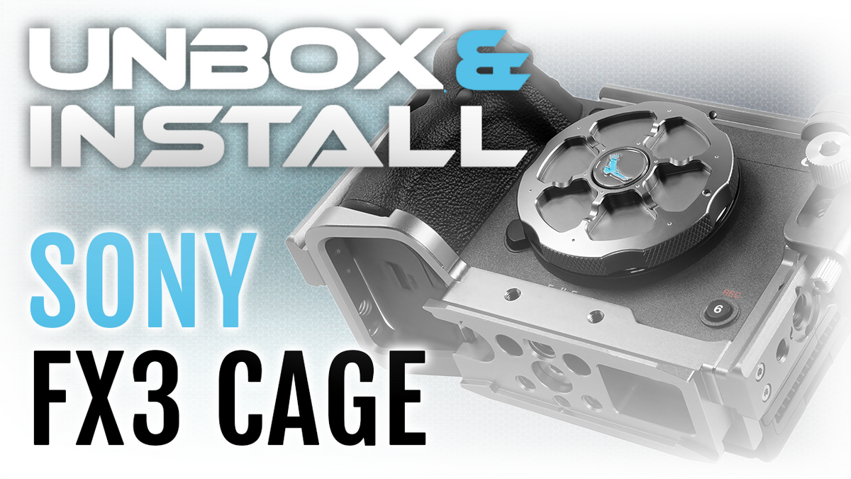 Kondor Blue Sony FX3/FX30 Hybrid Camera Cage With Top Handle