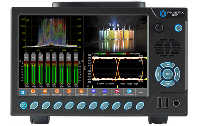 Phabrix PHQXP-V QxP 3U SD*/HD/2K 10GbE IP Waveform Monitor/Analyser, V-mount