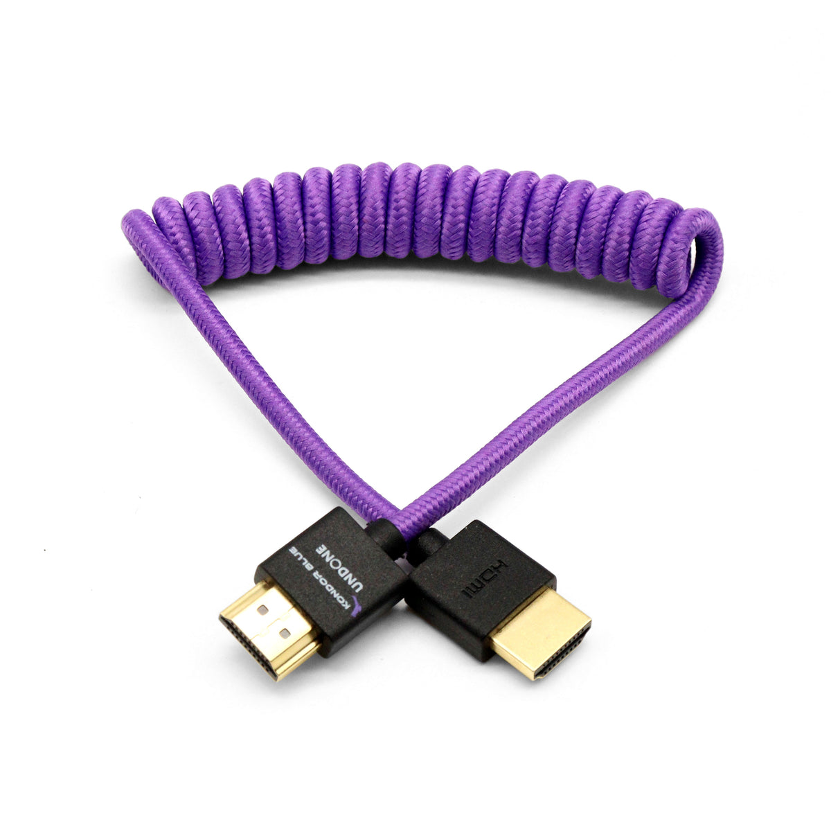 Kondor Blue Gerald Undone MK2 Full HDMI Cable 12"-24" Coiled (Purple)