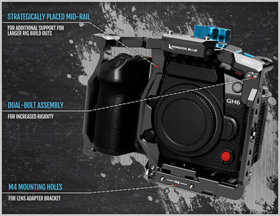 Kondor Blue Panasonic LUMIX GH7/GH6 Cage Base Rig MKII