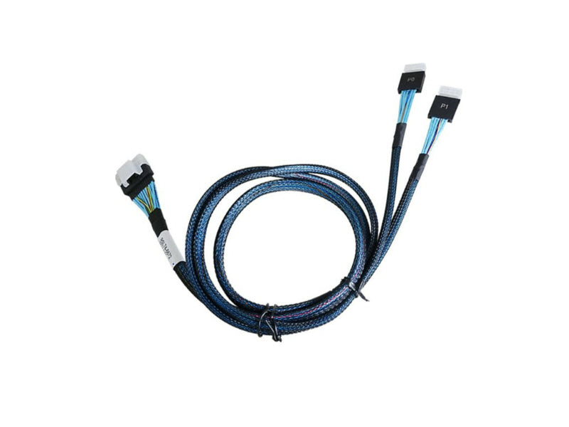 Areca (PN: 26II-1C5412-1M00) SFF-8654 to x2 SFF-8611 (OCuLink) 1 meter