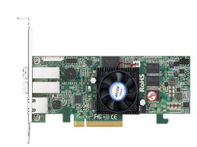 Areca 8-Port external PCIe 3.0 12Gbps SAS Hardware RAID Controller, 2GB Cache, Low-Profile