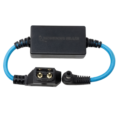 Kondor Blue 24V 6" D-Tap to DC Right Angle Straight Cable (For Canon C80 & C70)