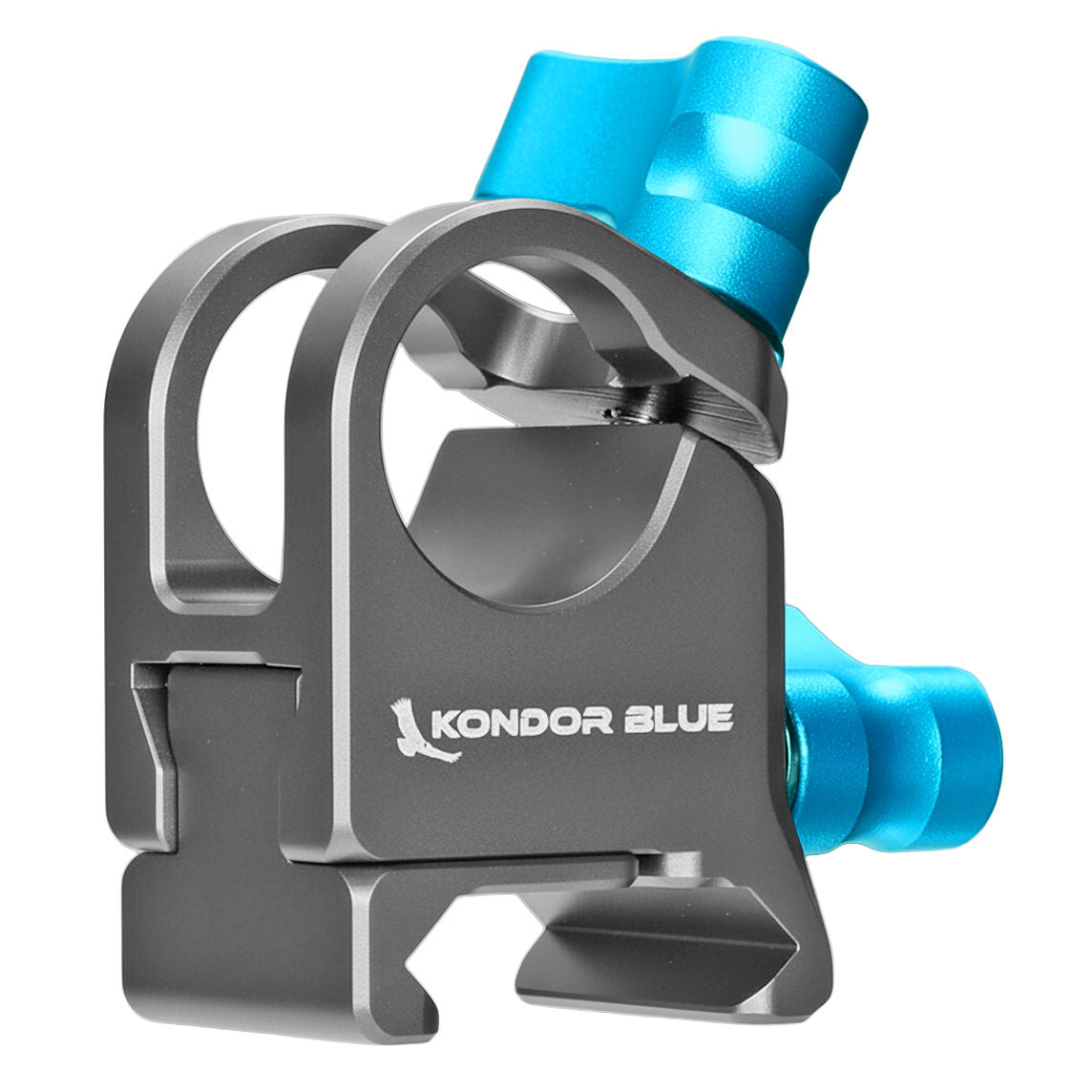 Kondor Blue 15mm Rod Parallel NATO Clamp (Space Gray)