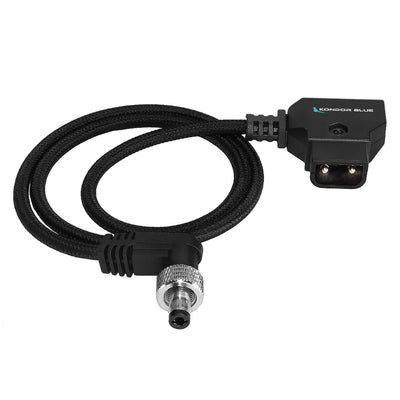 Kondor Blue 18" D-Tap to Locking DC Power Cable (Raven Black)