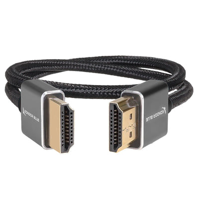 Kondor Blue HDMI to HDMI 16" Thin Braided Cable for on Camera Monitors