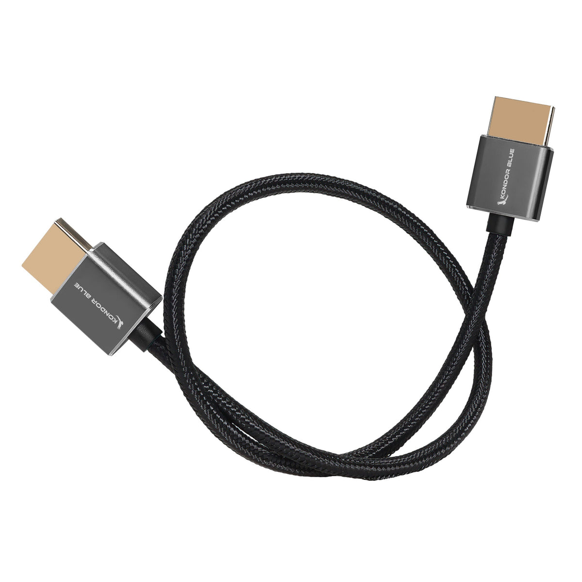 Kondor Blue HDMI to HDMI 16" Braided Cable for On-Camera Monitors (Cardinal Red)