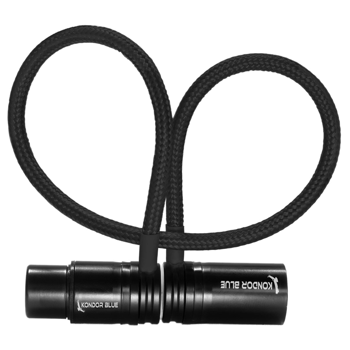 Kondor Blue Straight Low Profile Right Angle XLR Cable (Kondor Blue)