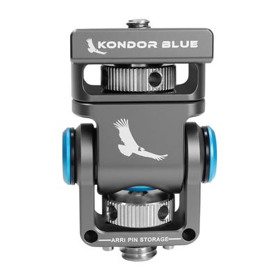 Kondor Blue Swivel Tilt Monitor Mount with Arri Pin (Pan/Tilt) (Space Gray)