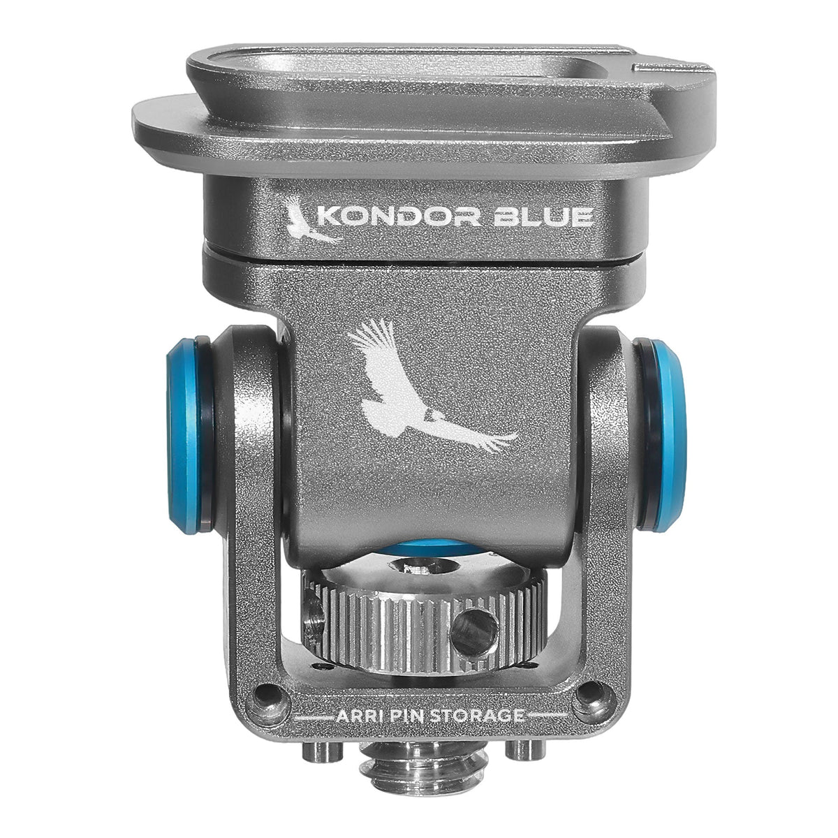 Kondor Blue Mini Lock QR Swivel Tilt Monitor Mount with ARRI Pin (Pan/Tilt) (Space Gray)