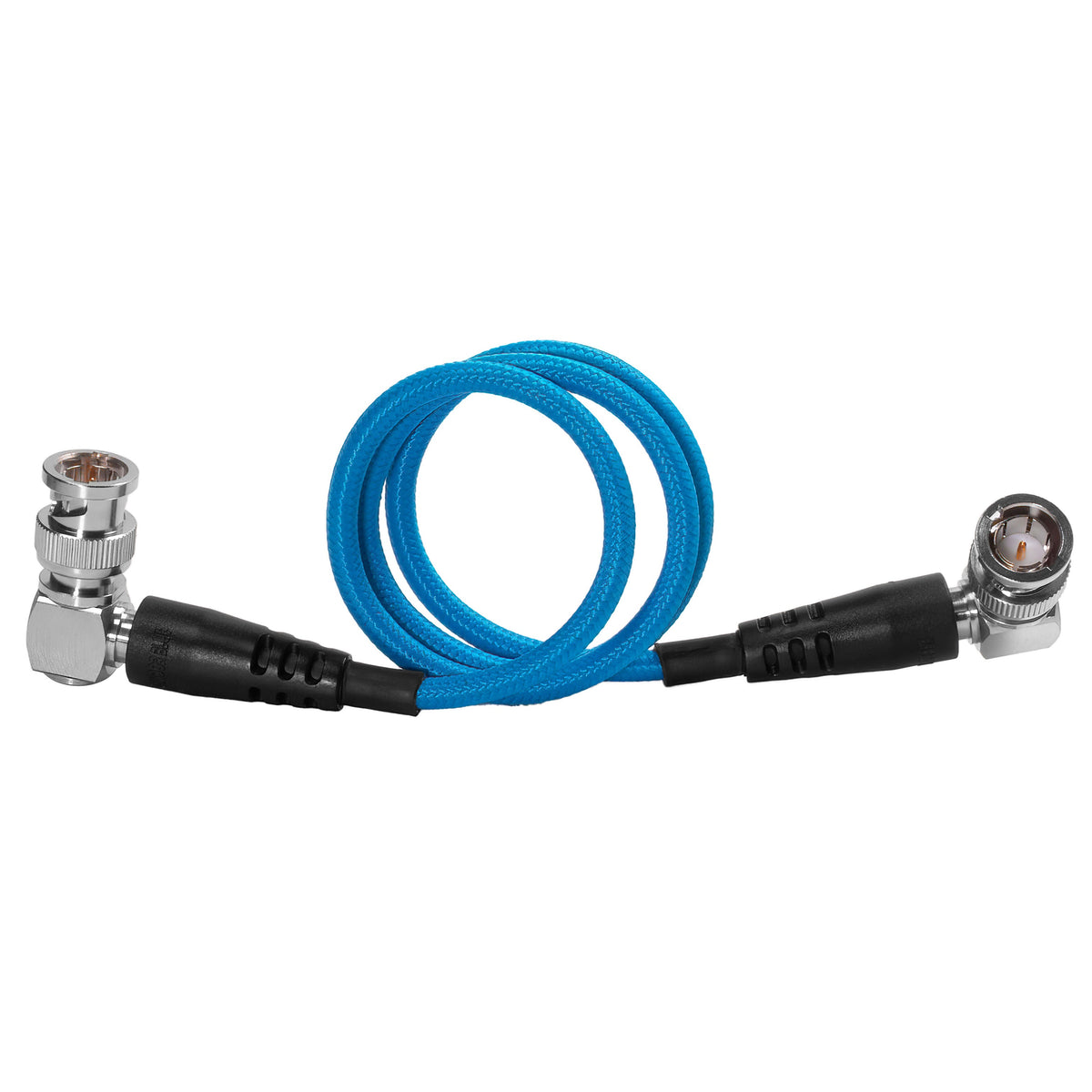 Kondor Blue 22" 12G SDI Right Angle Cable for 4K 60p Camera Monitors and Transmitters