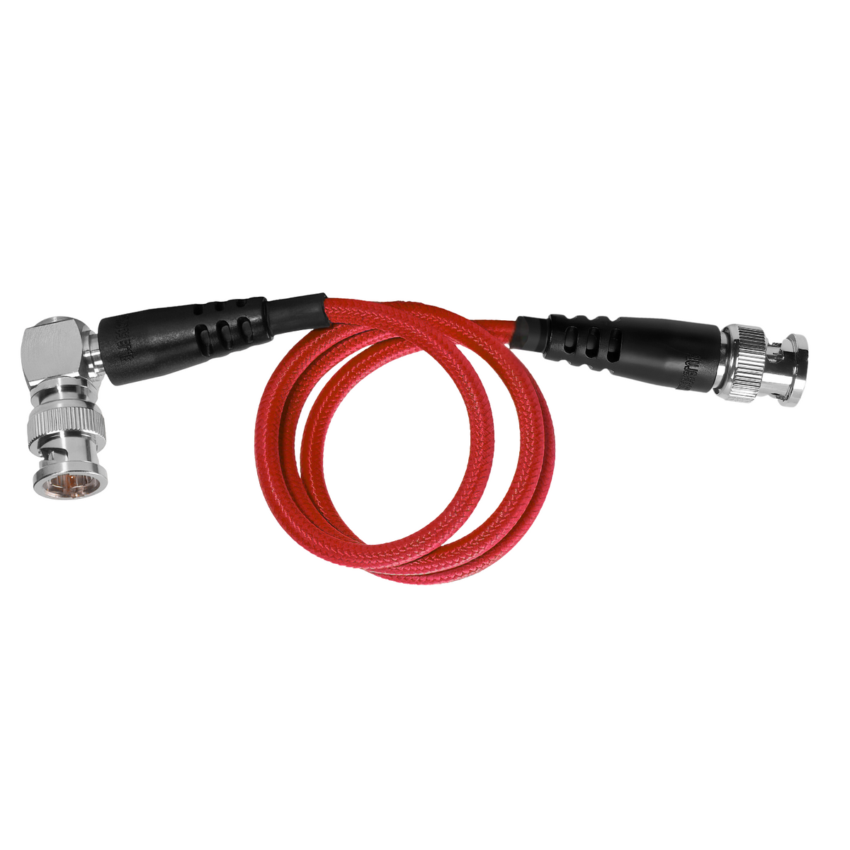 Kondor Blue 12G SDI Straight to Right Angle Cable for 4K 60p Camera Monitors and Transmitters