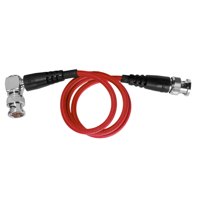 Kondor Blue 12G SDI Straight to Right Angle Cable for 4K 60p Camera Monitors and Transmitters