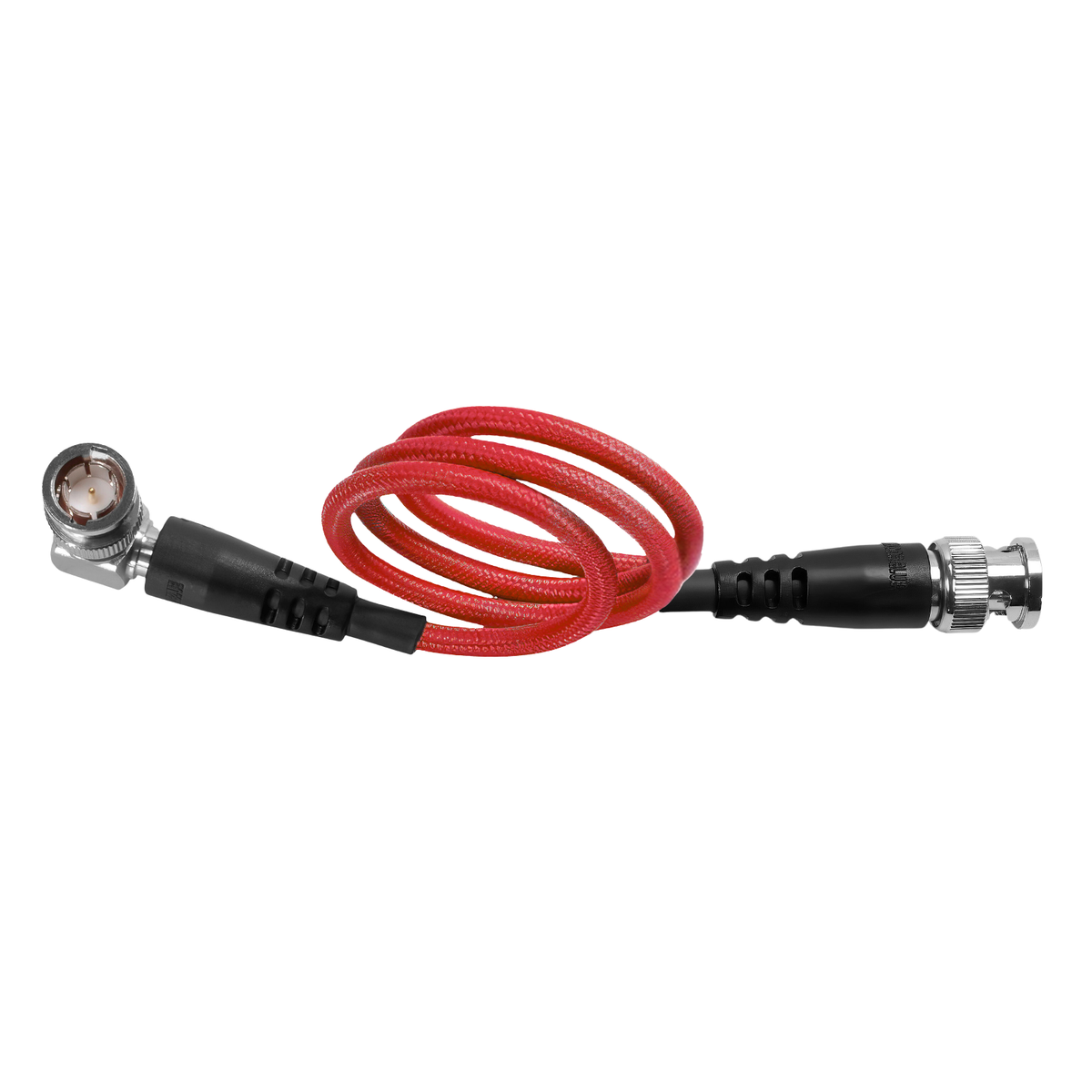 Kondor Blue 12G SDI Straight to Right Angle Cable for 4K 60p Camera Monitors and Transmitters