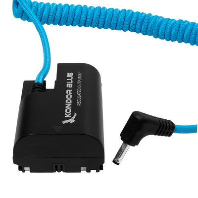 Kondor Blue DC 1.35/3.5 to CANON LPE6 Dummy Battery Cable