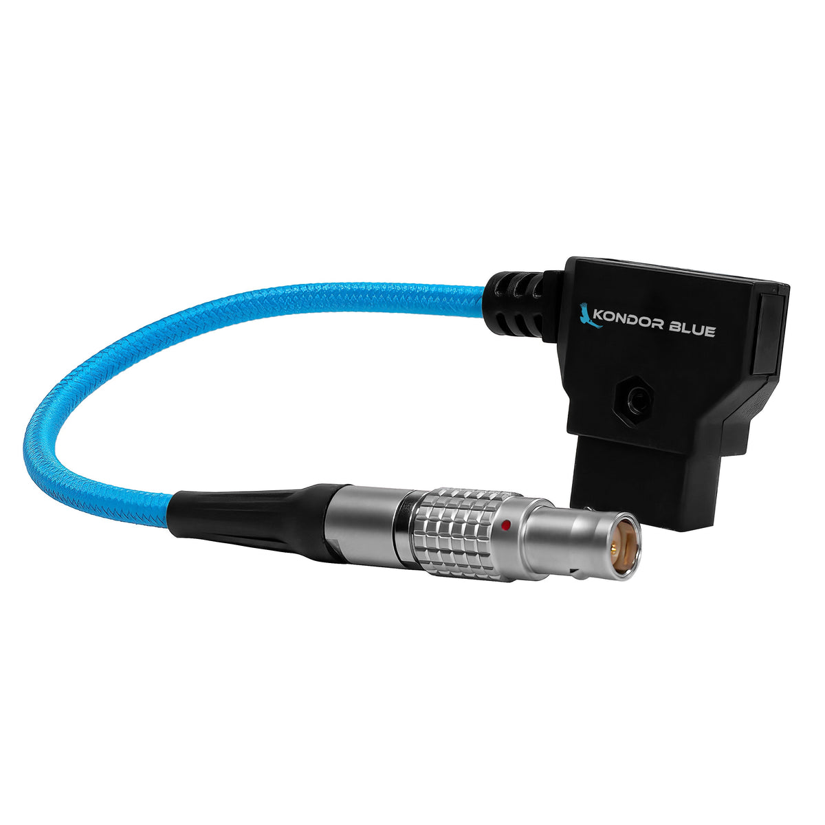 Kondor Blue 6" D-Tap to 2 Pin Lemo Female Adapter Cable for teradek