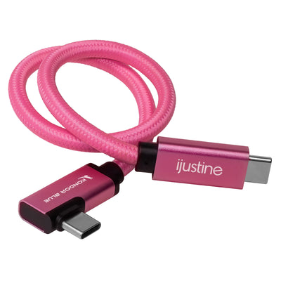 Kondor Blue iJustine Pink USB C 3.1 Data and Charging Cable 10Gb/s Data Speed & 100W Power Delivery