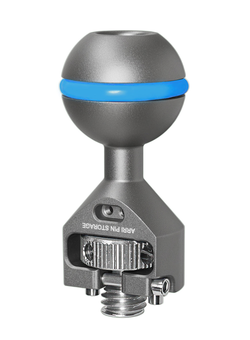 Kondor Blue 3/8" Ball Head with Locating Pins for Magic Arms (Space Gray)