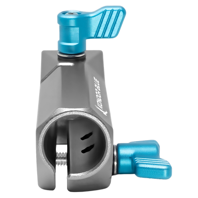Kondor Blue Baby Pin 5/8" Spigot Receiver to NATO Clamp Adapter for Light Stands and Monitors