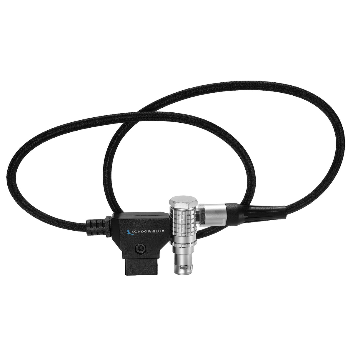 Kondor Blue 20" D-Tap to Right Angle RED V-RAPTOR & KOMODO-X Power Cable