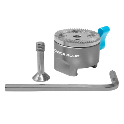 Kondor Blue NATO Clamp to ARRI Rosette (Space Gray)