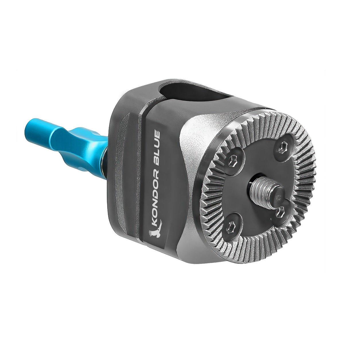 Kondor Blue Rosette to Straight Angle Rod Clamp