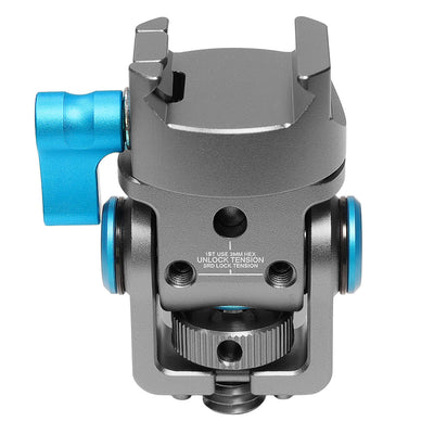 Kondor Blue Swivel Tilt Monitor Mount with Arri Pin (Pan/Tilt) (NATO Clamp Version)