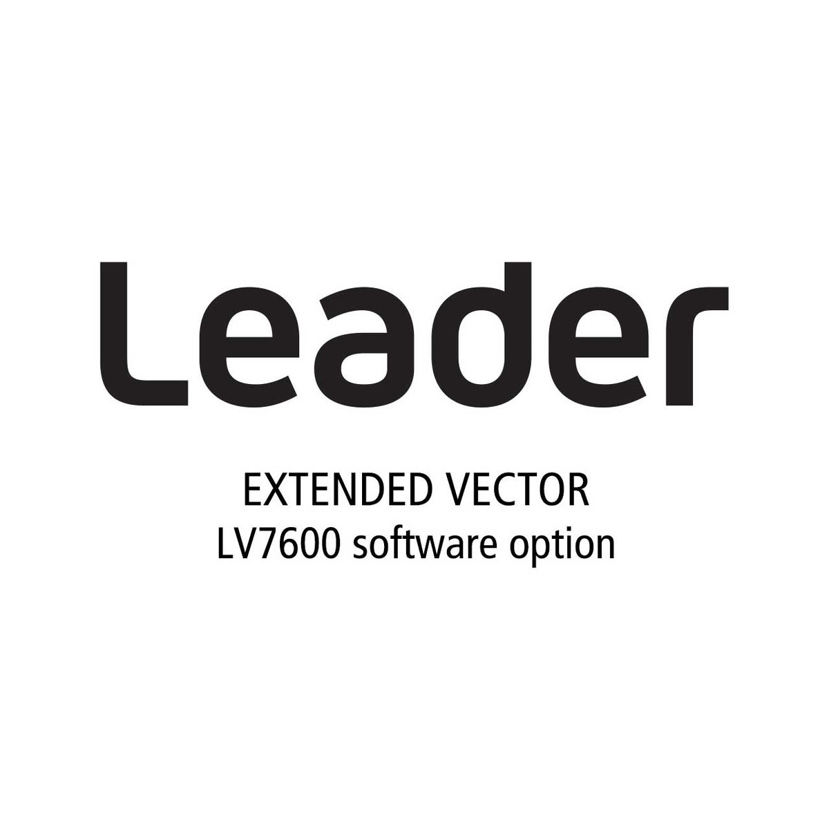 Leader LV7600-SER40 Extended Vector incl. Lightning and Diamond displays