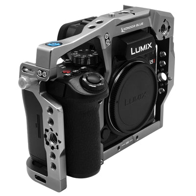 Kondor Blue PANASONIC LUMIX S5II/X CAGE (With Top Handle / Raven Black)