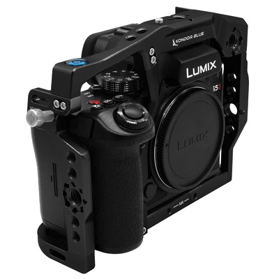 Kondor Blue PANASONIC LUMIX S5II/X CAGE (With Top Handle / Space Gray)