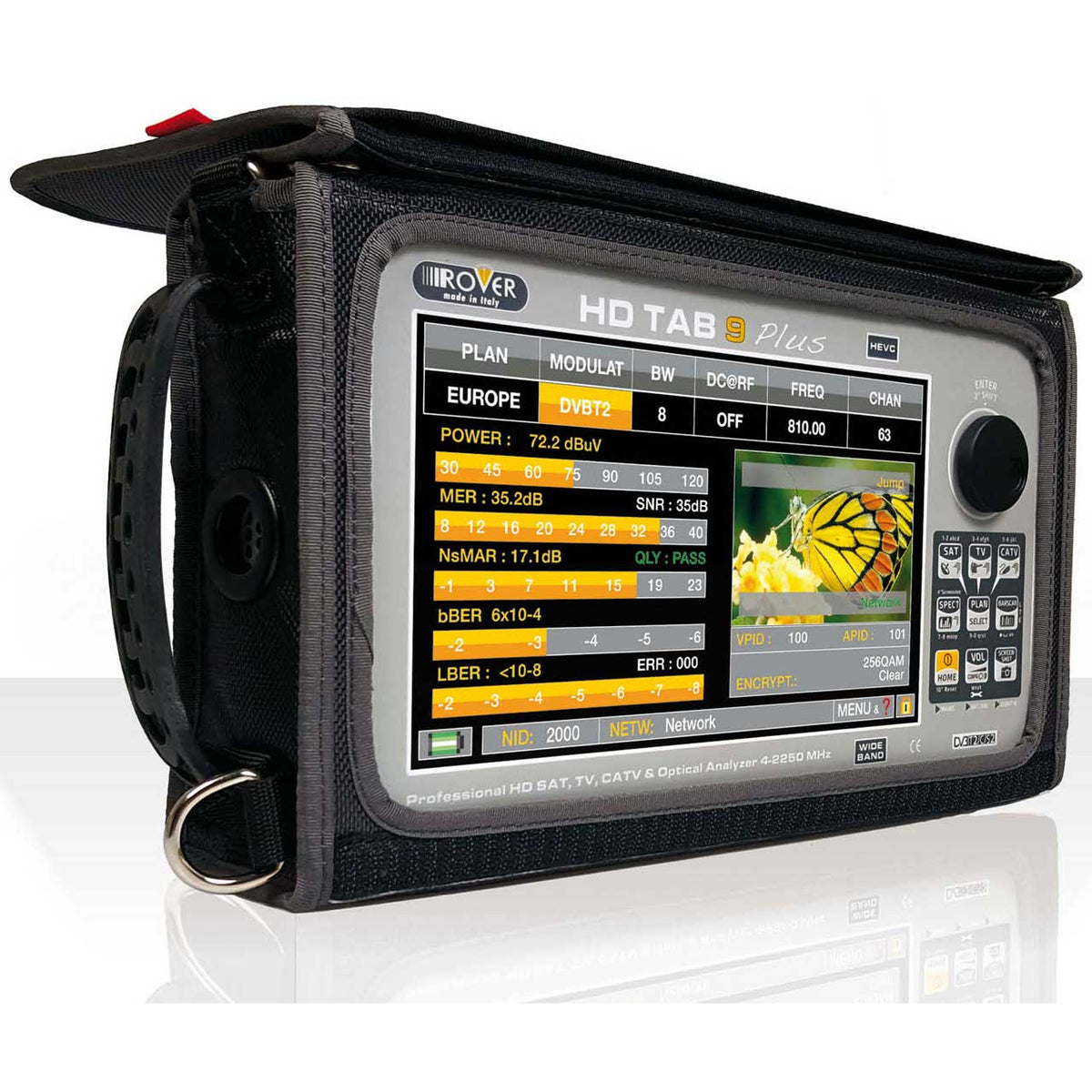 Leader HD TAB 9 PLUS ATSC for USA standard Signal Level Meter with Spectrum Analyzer