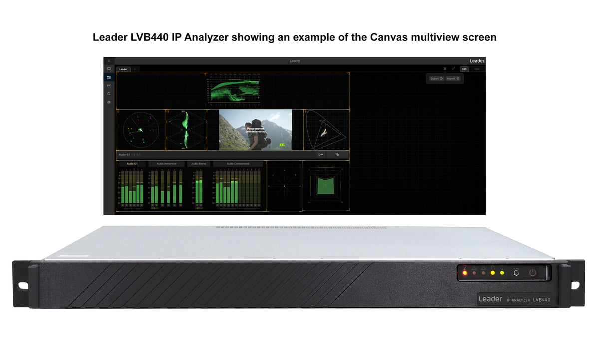 Leader LVB440 IP Analyser