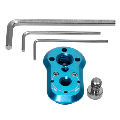 Kondor Blue Mini Lock Quick Release Plates for Professional Camera Workflows (Female Receiver Only)